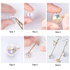 DIY Glass Ball Bottle Drop Earring Making Finding Kit DIY-UN0003-15-4