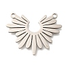 Anti-Tarnish 201 Stainless Steel Pendants STAS-B076-01P-06-1