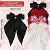 5Pcs 5 Colors Bowknot Polyester Hair Barrettes PHAR-SP0001-18B-2