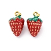 304 Stainless Steel Enamel Pendants STAS-B085-42G-04-1