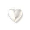 Heart Brass Locket Pendants KK-K414-12D-S-1