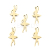 Ion Plating(IP) 201 Stainless Steel Pendant STAS-B027-01G-3