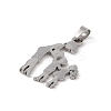Non-Tarnish Mother's Day 304 Stainless Steel Pendants STAS-U002-08P-2