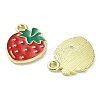 Fruit Alloy Enamel Charms PALLOY-S058-01LG-03-2