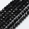 Natural Black Spinel Beads Strands X-G-E366-07-4mm-2