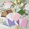 10 Sets 5 Colors Invitation Card Scrapbook Paper Pad DIY-SP0004-48-3