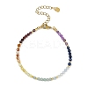 Chakra Natural Mixed Gemstone Chips Beaded Bracelets for Women BJEW-JB11631-02-2