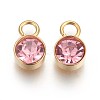 Ion Plating(IP) Glass Rhinestone Charms STAS-F189-B12-1