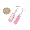 Wine Bottle Resin Dangle Earrings EJEW-JE05878-02-3