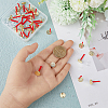 SUPERFINDINGS 60Pcs Alloy Stud Earring Findings FIND-FH0005-71-3