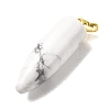 Natural & Synthetic Gemstone Pointed Pendants G-D040-01G-3