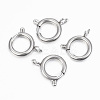 Tarnish Resistant 304 Stainless Steel Smooth Surface Spring Ring Clasps LS-STAS-H396-E-02P-1
