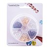 15mm Brass Leverback Earring Findings 3 Mixed Colors in One Box for Jewelry Making KK-PH0015-03M-1
