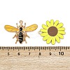 Alloy Enamel Pendants FIND-G100-02G-3