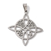 Non-Tarnish 304 Stainless Steel Pendants STAS-U010-16P-1