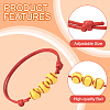 20Pcs 4 Colors Sport Theme Acrylic Beaded Bracelets for Men Women BJEW-SP0001-21-3