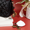 2Pcs Alloy & Brass & Iron Pendant Decorations KEYC-FH0001-58A-5