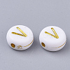 Plating Acrylic Beads X-PACR-R242-01V-2