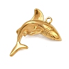 304 Stainless Steel Sea Animal Pendants STAS-P402-05A-G-1