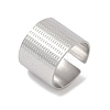 304 Stainless Steel Open Cuff Rings RJEW-A079-01D-P-4