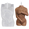 DIY Naked Women Candle Making 3D Bust Portrait Silicone Molds DIY-G047-02-2
