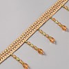 12.6 Yards Polyester Fringe Lace Ribbon OCOR-WH0091-13A-2