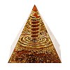 Orgonite Pyramid Resin Energy Generators DJEW-C019-01B-1