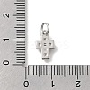 Brass Micro Pave Cubic Zirconia Pendants KK-D431-069P-3