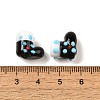 Handmade Lampwork Bumpy Beads Strands LAMP-U001-01D-1-4