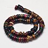 Natural Coconut Disc Bead Strands COCB-O002-02-3