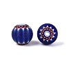 Handmade Millefiori Glass Round Beads LA-N002-10A-3