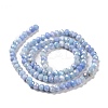 Faceted Electroplated Glass Beads Strands X-GLAA-C023-02-C16-4