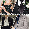 4Pcs 2 Styles Star Crystal Rhinestone Hanging Chain Brooch JEWB-ME0001-28P-5