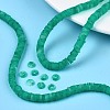 Handmade Polymer Clay Beads Strands CLAY-R089-6mm-166-7
