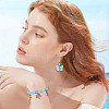 100Pcs Transparent Glass Butterfly Charms FIND-HY0003-79-6