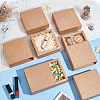 Kraft Paper Storage Gift Drawer Boxes LS-CON-WH0095-56D-5