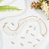 10Pcs Brass Lobster Claw Clasps KK-BBC0024-53-5