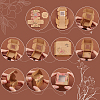   48Pcs 6 Style Square Foldable Creative Kraft Paper Gift Boxes CON-PH0002-67-6