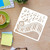 Plastic Reusable Drawing Painting Stencils Templates DIY-WH0172-280-3