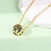 Brass Pave Cubic Zirconia Birth Stone Constellation Pendant Cable Chain Necklaces LS-NJEW-D334-01G-01-3