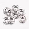 Tibetan Style Alloy Donut Bead Frames LS-TIBEB-5723-AS-NR-2