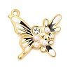 304 Stainless Steel Rhinestone Pendants STAS-P431-28G-2