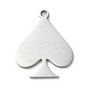 Non-Tarnish 201 Stainless Steel Pendants LS-STAS-D041-09P-1