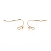 Brass Earring Hooks X-KK-L198-001G-1