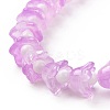 Transparent Glass Beads Strands LAMP-H061-01C-03-4
