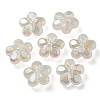 UV Plating Luminous Transparent Acrylic Beads OACR-P010-16E-1