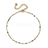 304 Stainless Steel Link Chains Anklets AJEW-AN00840-3