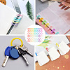 140Pcs 14 Styles Plastic Twisted Loose Leaf Book Binder Hinged Rings FIND-TA0008-26-8