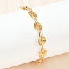 304 Stainless Steel Link Chain Bracelets for Women BJEW-Z143-26G-3