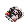 Halloween Theme Opaque Printed Acrylic Pendants SACR-S034-05A-2